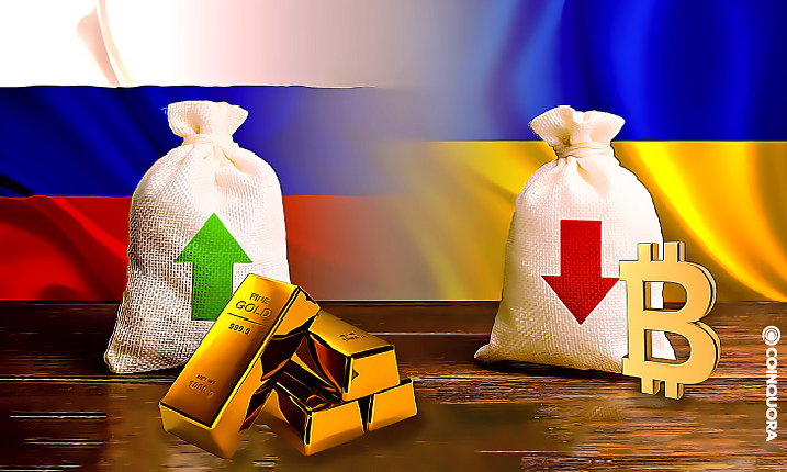 در طول بحران اوکراین و روسیه، سرمایه گذاران طلا را به بیت کوین ترجیح می دهند
