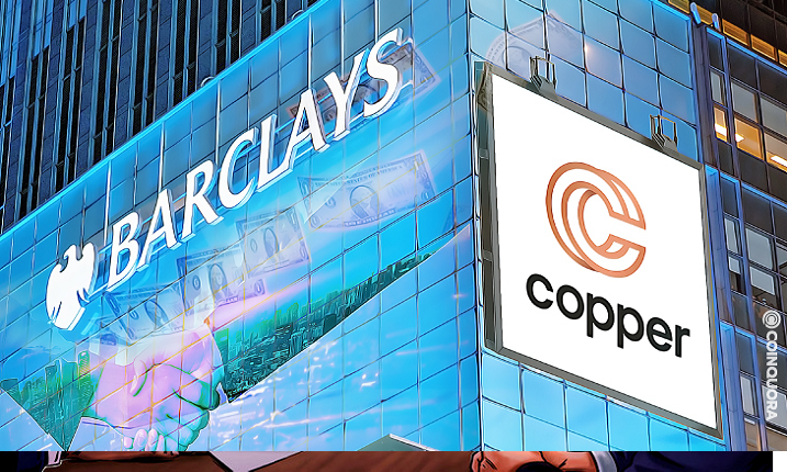 بزرگترین بانک بریتانیا در شرکت رمزارزی Copper.co سرمایه گذاری می کند
