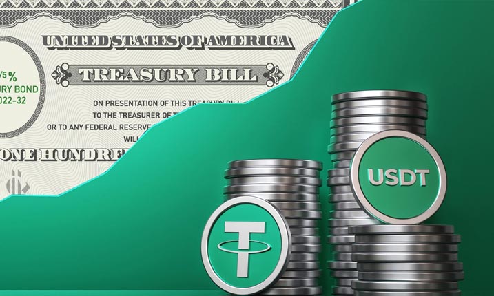 مدیر ارشد فناوری تتر می گوید اسناد خزانه داری ایالات متحده بیش از 58 درصد از ذخایر USDT را تشکیل می دهند.
